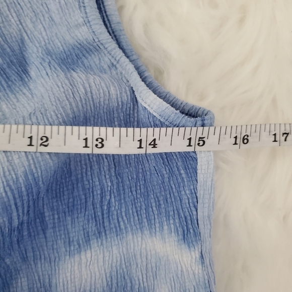 New! Saints 21 ruched front tie dye tank top. Size Medium. - Picture 5 of 8